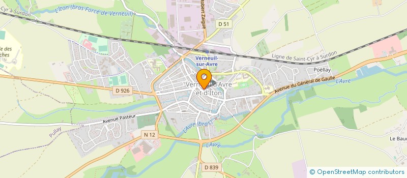 localisation de l'entreprise MONSIEUR JEAN DOMELIER à VERNEUIL D'AVRE ET D'ITON