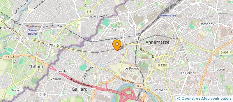 localisation de l'entreprise MONSIEUR JEAN DOMENJOZ  AMBILLY