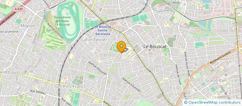 localisation de l'entreprise MONSIEUR JEAN DOMERCQ  LE BOUSCAT