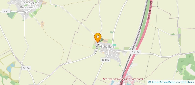 localisation de l'entreprise MONSIEUR JEAN DOMICE GUILBERT  ASSEVILLERS