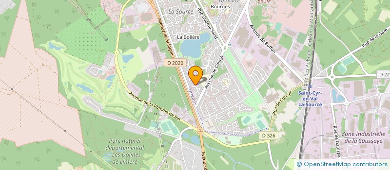 localisation de l'entreprise MONSIEUR JEAN-DOMINIQUE BARNICHON à ORLEANS