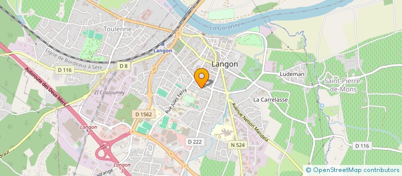 localisation de l'entreprise MONSIEUR JEAN DOMINIQUE LEGLISE à MAZERES