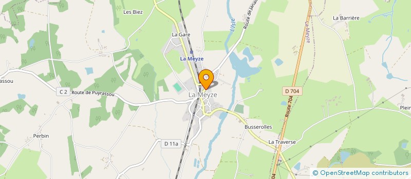 localisation de l'entreprise MONSIEUR JEAN DOMINIQUE MONNERAUX à LA MEYZE
