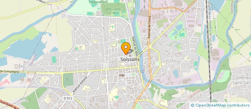 localisation de l'entreprise MONSIEUR JEAN-DOMINIQUE RENARD à SOISSONS