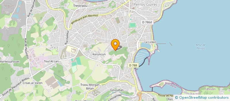 localisation de l'entreprise MONSIEUR JEAN-DOMINIQUE SAVIDAN  PERROS-GUIREC