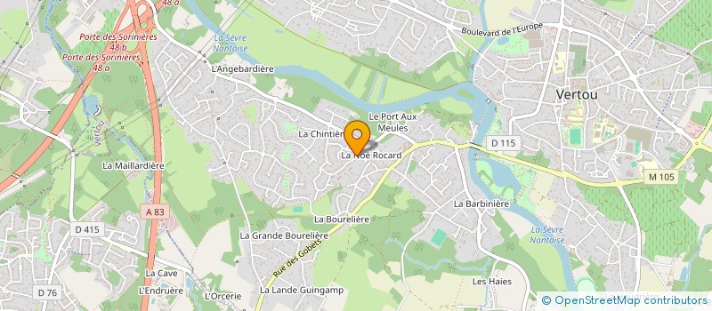 localisation de l'entreprise MONSIEUR JEAN DOMINIQUE TURGIS à VERTOU