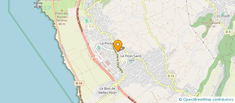 localisation de l'entreprise MONSIEUR JEAN DORIQUE  SAINT-LEU