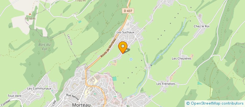 localisation de l'entreprise MONSIEUR JEAN DORNIER  LES FINS