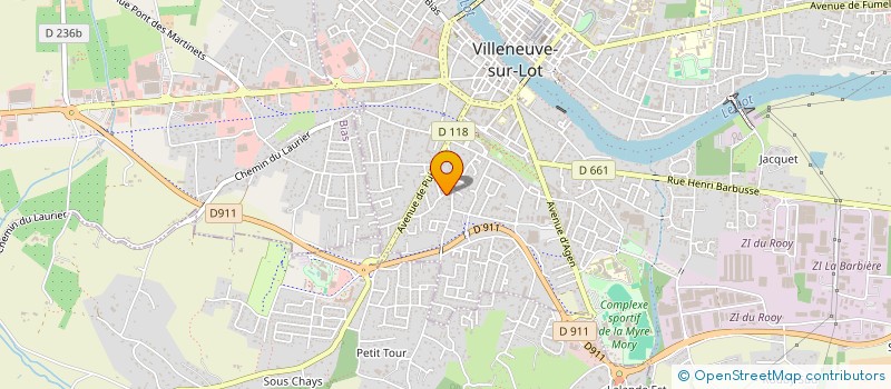 localisation de l'entreprise MONSIEUR JEAN DOS SANTOS  VILLENEUVE-SUR-LOT