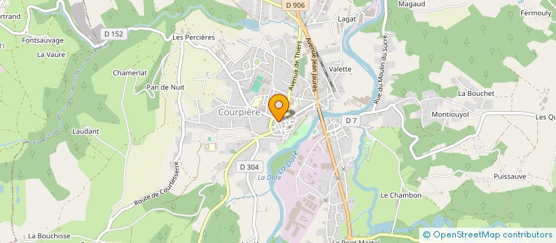 localisation de l'entreprise MONSIEUR JEAN DOSJOUB à COURPIERE