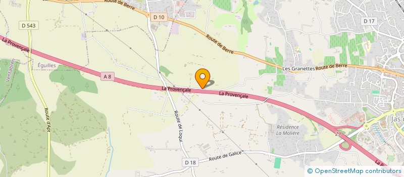 localisation de l'entreprise MONSIEUR JEAN DOSSETTO  AIX-EN-PROVENCE