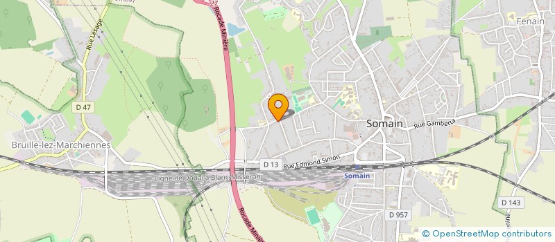 localisation de l'entreprise MONSIEUR JEAN DOUAI  SOMAIN