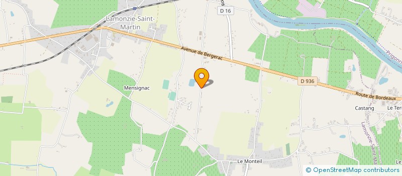 localisation de l'entreprise MONSIEUR JEAN DOUAIRE  LAMONZIE-SAINT-MARTIN