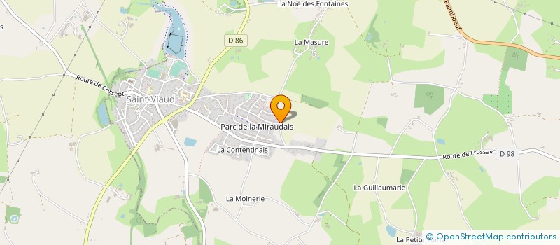 localisation de l'entreprise MONSIEUR JEAN DOUAUD  SAINT-VIAUD