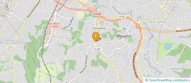 localisation de l'entreprise MONSIEUR JEAN DOUCET à MOUGINS
