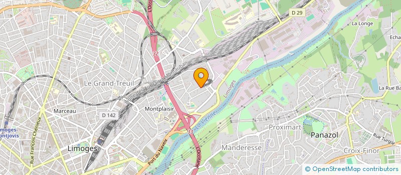localisation de l'entreprise MONSIEUR JEAN DOUCET à LIMOGES