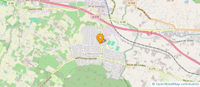 localisation de l'entreprise MONSIEUR JEAN DOUCHEZ à LA CRAU