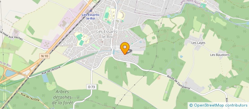 localisation de l'entreprise MONSIEUR JEAN DOUDEAU à LES ESSARTS-LE-ROI