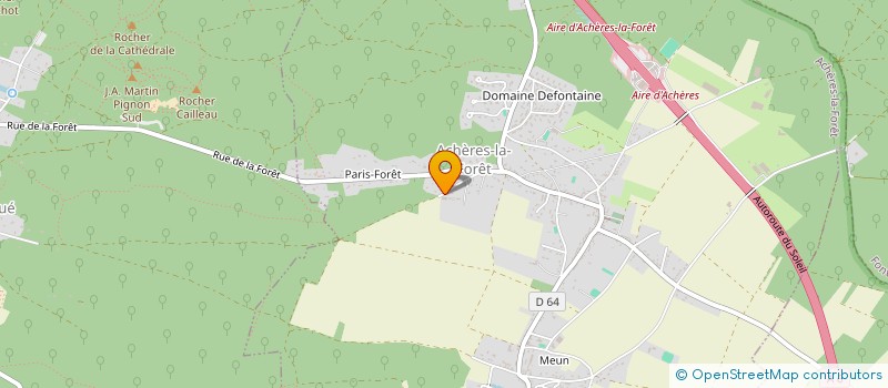 localisation de l'entreprise MONSIEUR JEAN DOUEL  ACHERES-LA-FORET