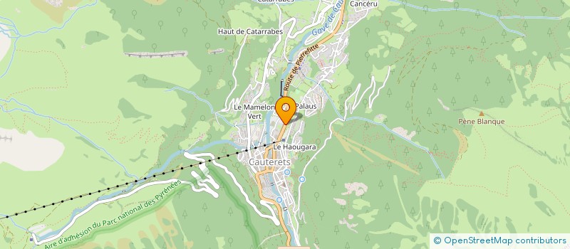 localisation de l'entreprise MONSIEUR JEAN DOUET à CAUTERETS