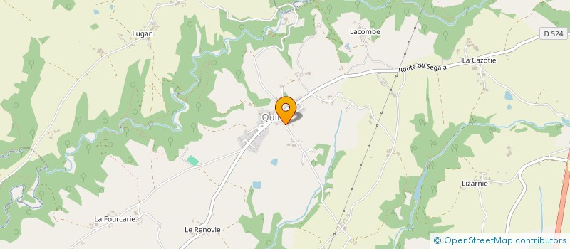localisation de l'entreprise MONSIEUR JEAN DOUMAYZEL à QUINS