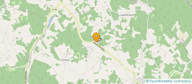 localisation de l'entreprise MONSIEUR JEAN DOUMEYROU  SAINT-CYBRANET