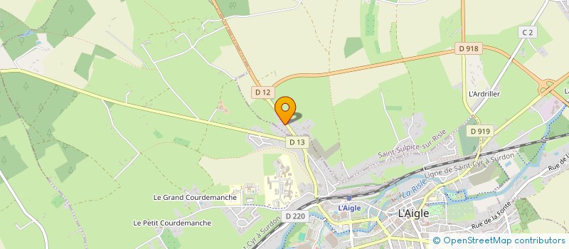 localisation de l'entreprise MONSIEUR JEAN DOUR à L'AIGLE