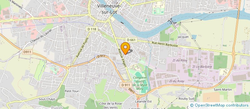 localisation de l'entreprise MONSIEUR JEAN DOUR  VILLENEUVE-SUR-LOT