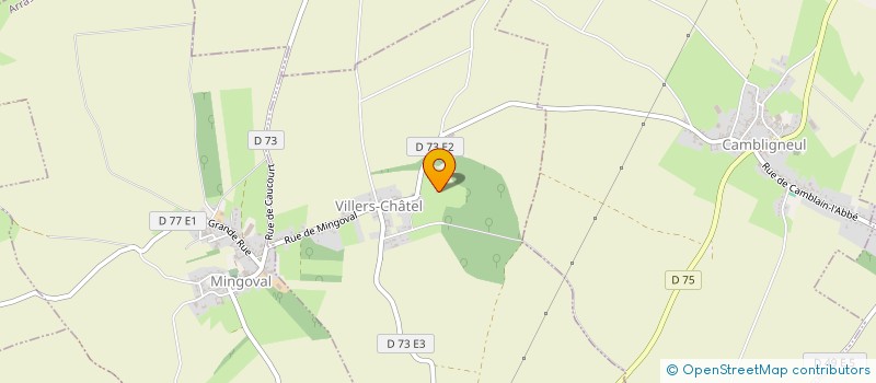 localisation de l'entreprise MONSIEUR JEAN DOUVILLE DE FRANSSU  VILLERS-CHATEL