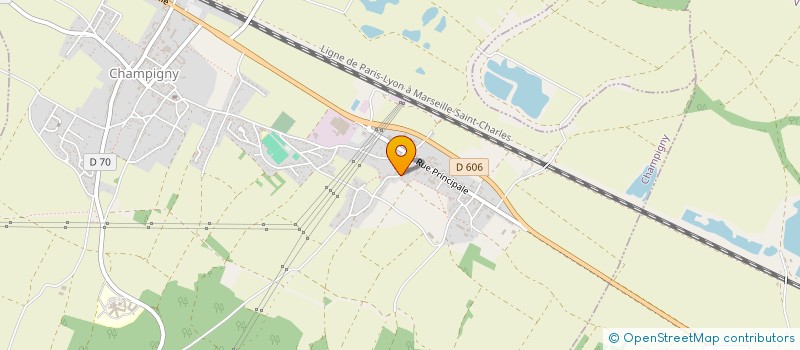 localisation de l'entreprise MONSIEUR JEAN DOUYERE  CHAMPIGNY