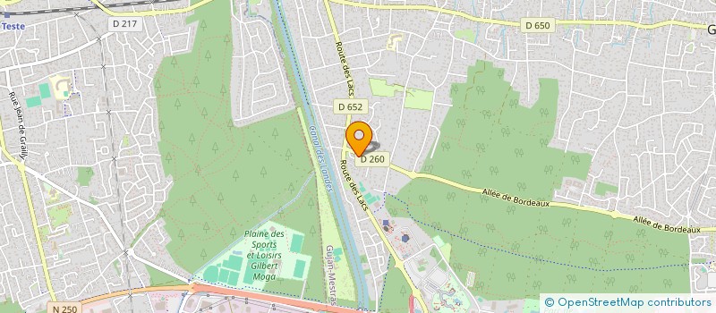 localisation de l'entreprise MONSIEUR JEAN DOYEN  GUJAN-MESTRAS