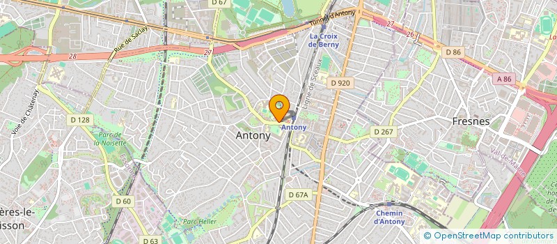 localisation de l'entreprise MONSIEUR JEAN DRADEM à ANTONY
