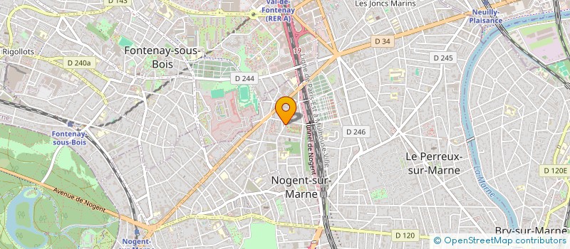 localisation de l'entreprise MONSIEUR JEAN DRAGHI  NOGENT-SUR-MARNE