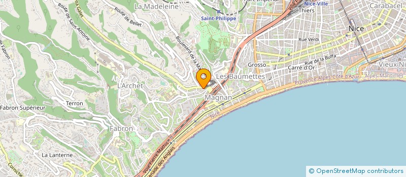 localisation de l'entreprise MONSIEUR JEAN DRAI à NICE
