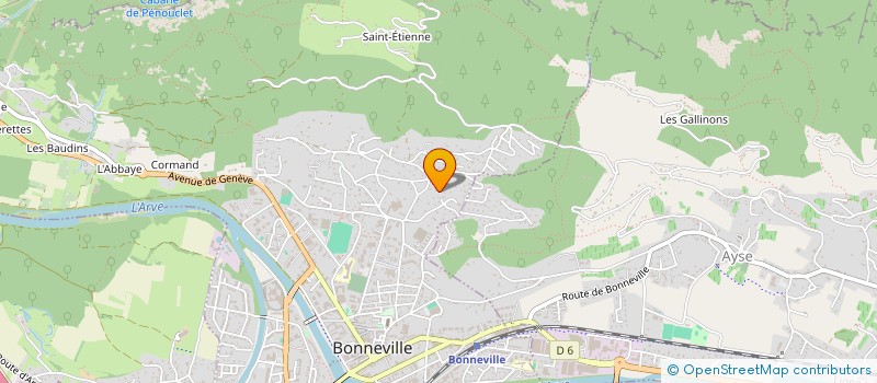 localisation de l'entreprise MONSIEUR JEAN DRAULT  BONNEVILLE