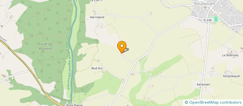 localisation de l'entreprise MONSIEUR JEAN DREAU  POULLAOUEN