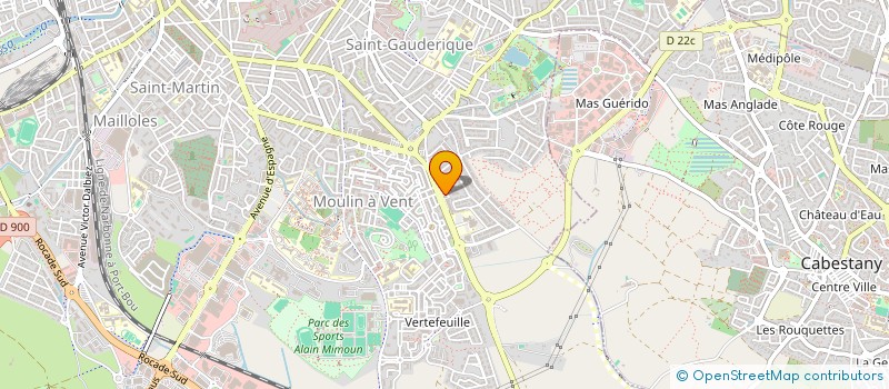 localisation de l'entreprise MONSIEUR JEAN DRESSAYRE  PERPIGNAN