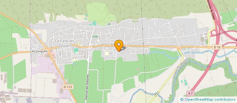 localisation de l'entreprise MONSIEUR JEAN DREUX  LA FARE LES OLIVIERS