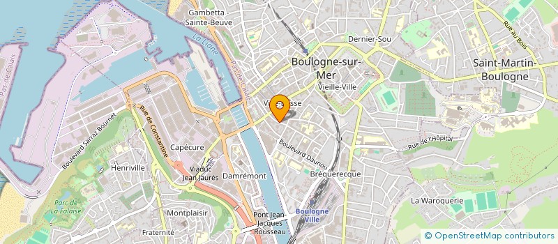 localisation de l'entreprise MONSIEUR JEAN DREVET à BOULOGNE-SUR-MER