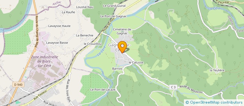 localisation de l'entreprise MONSIEUR JEAN DREYER  GAGNAC-SUR-CERE