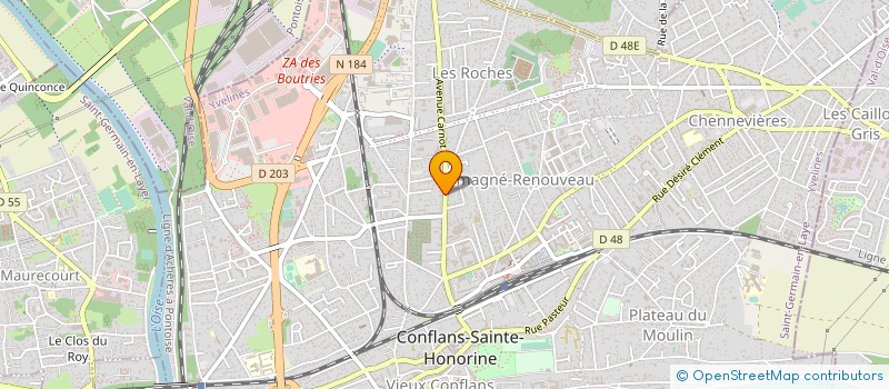 localisation de l'entreprise MONSIEUR JEAN DRIAUX  CONFLANS SAINTE HONORINE