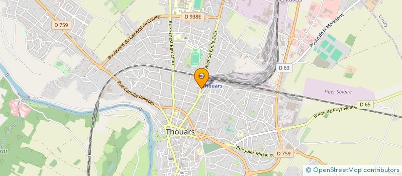 localisation de l'entreprise MONSIEUR JEAN DRILLET à THOUARS