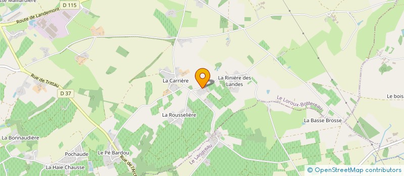 localisation de l'entreprise MONSIEUR JEAN DRION à LE LOROUX-BOTTEREAU