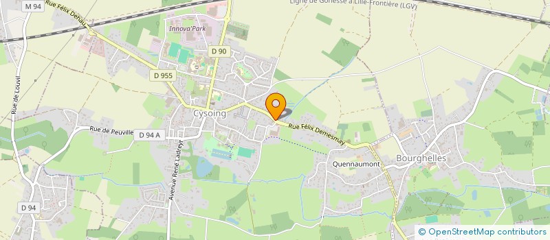 localisation de l'entreprise MONSIEUR JEAN DROMAS  CYSOING