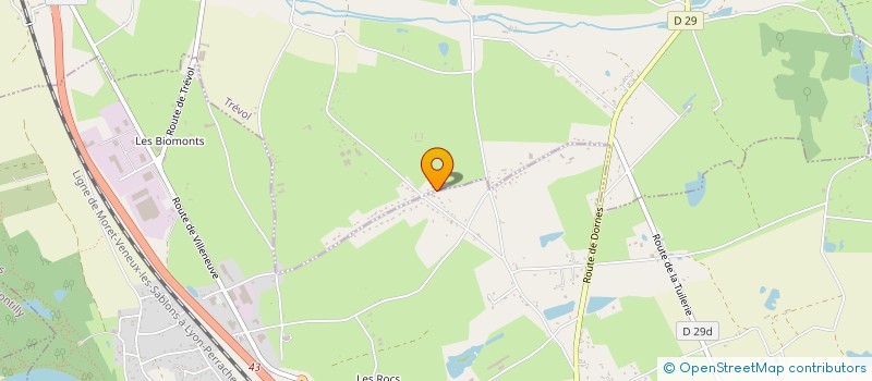 localisation de l'entreprise MONSIEUR JEAN DROUAULT  TREVOL