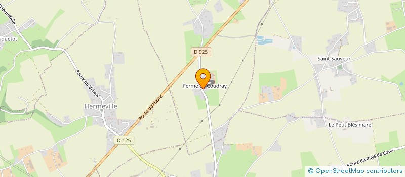 localisation de l'entreprise MONSIEUR JEAN DROUET  VERGETOT