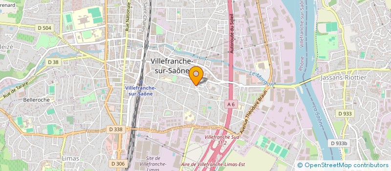 localisation de l'entreprise MONSIEUR JEAN DROUILLARD à VILLEFRANCHE-SUR-SAONE