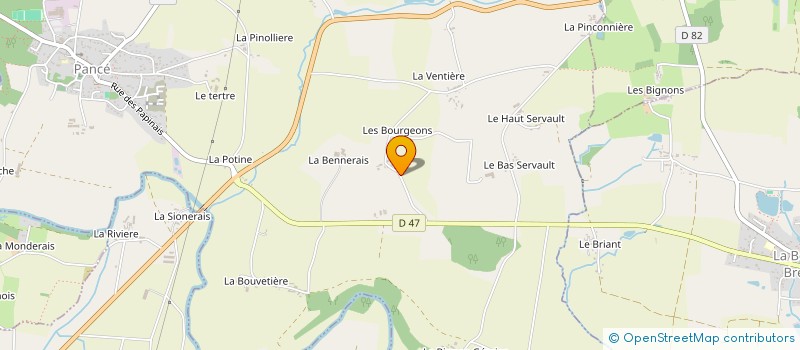 localisation de l'entreprise MONSIEUR JEAN DROUIN à PANCE