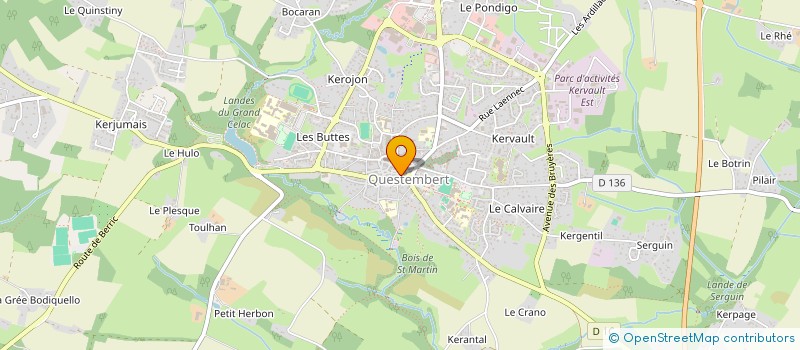 localisation de l'entreprise MONSIEUR JEAN DROUX à QUESTEMBERT