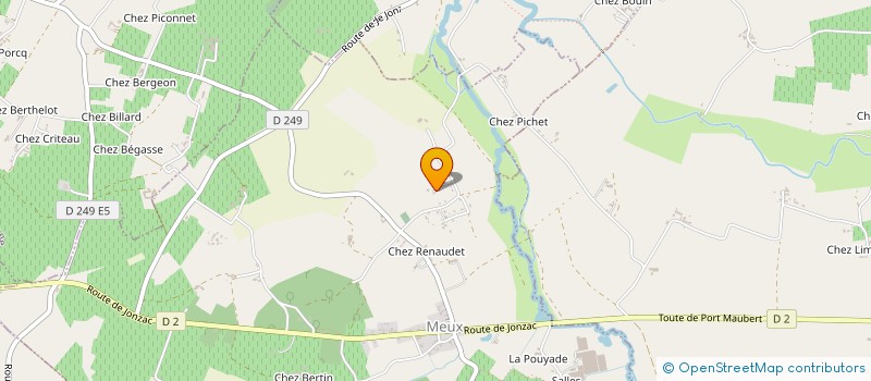 localisation de l'entreprise MONSIEUR JEAN DRUGEON à ALLAS-CHAMPAGNE